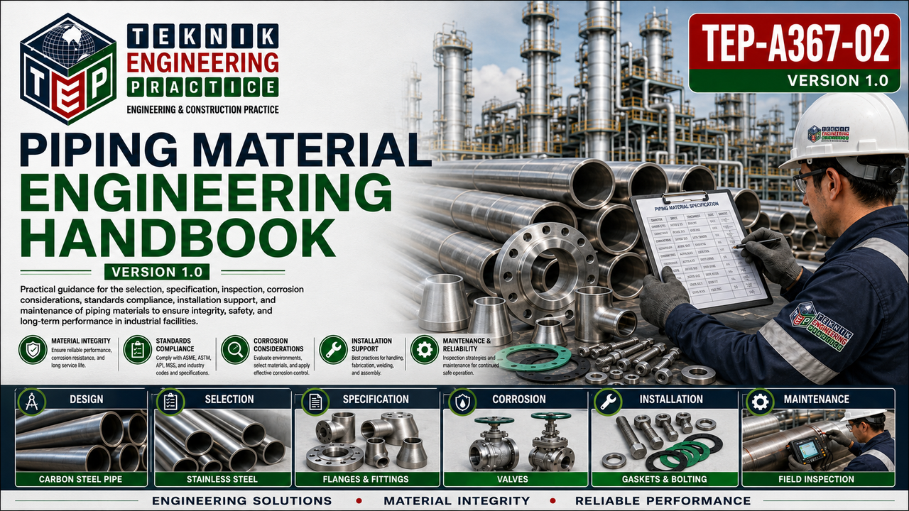 Thumbnail for TEP-A367-02 – Piping Material Engineering Handbook – Version 1.0